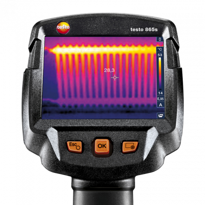 Thermal imaging camera testo 865s display