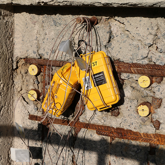 TC603 mäter i betong