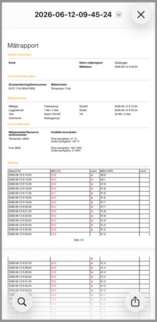 PDF-rapport