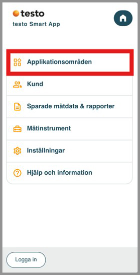 Meny – Applikationsområden