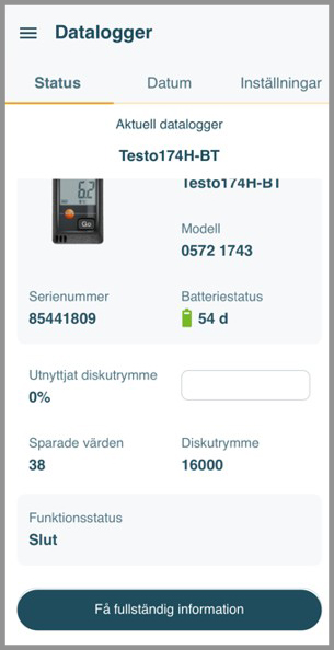 Loggeröversikt