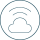 Cloud service icon
