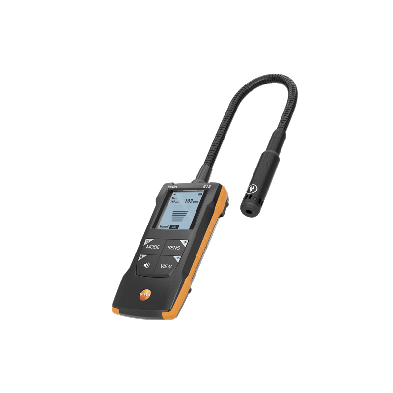 testo 513 gas leak detector, left perspective 2