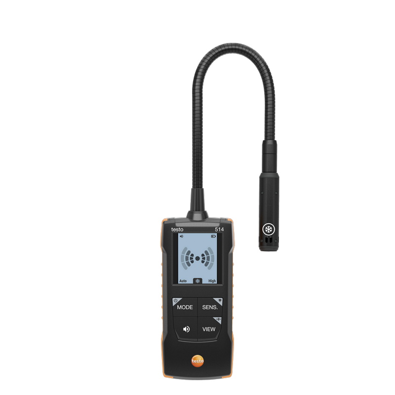 testo 514 Gas Leak Detector (Front View)
