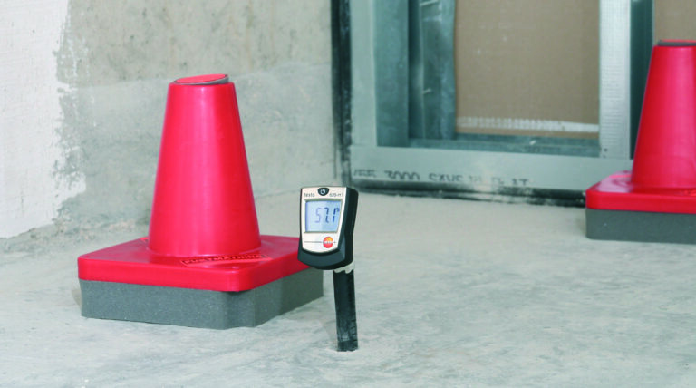Get reliable results when measuring moisture in concrete